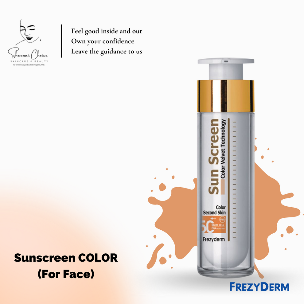 Frezyderm Sunscreen Color Velvet Face SPF 50+ (Tinted) – Sheena Beauty