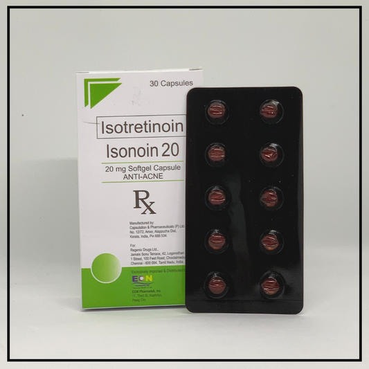 Isotretinoin (Isonoin 20mg) Pre-Order (Requires Prescription)